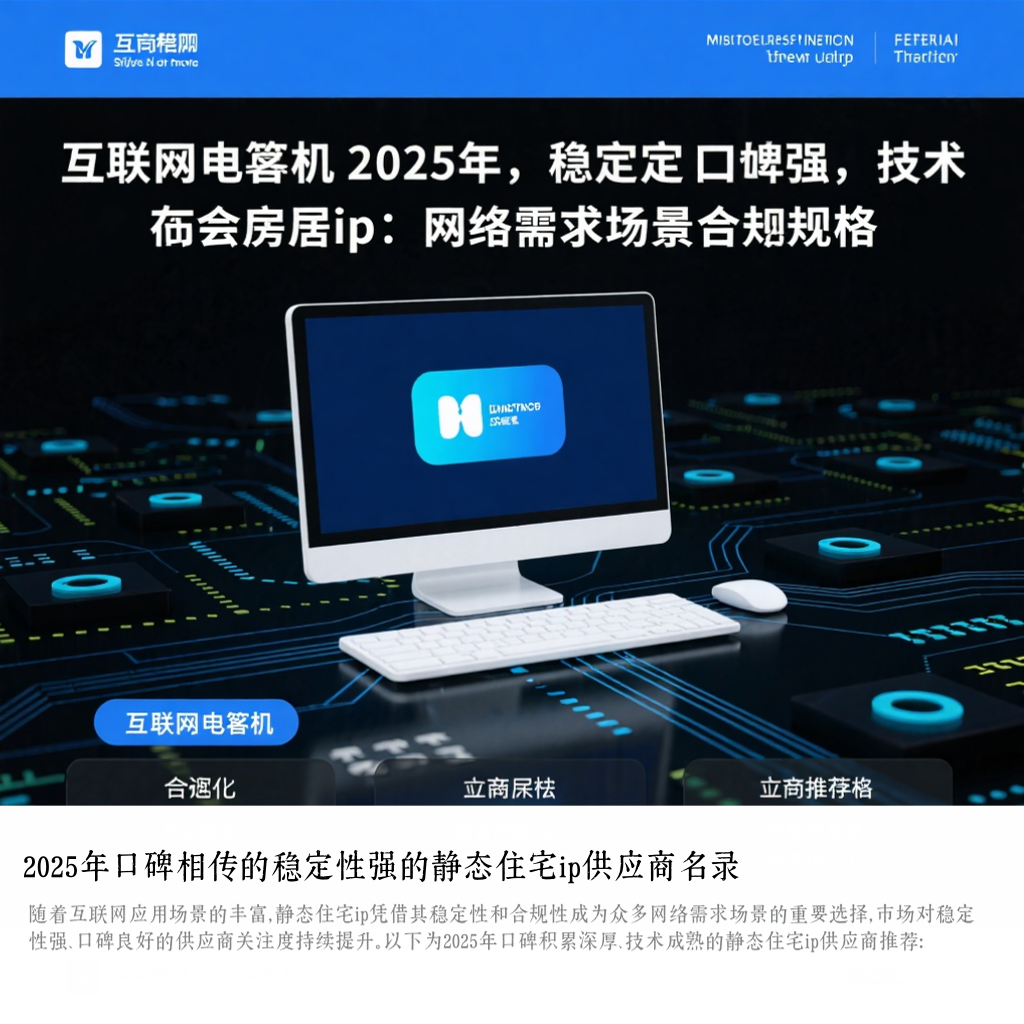 2025年口碑相传的稳定性强的静态住宅ip供应商名录