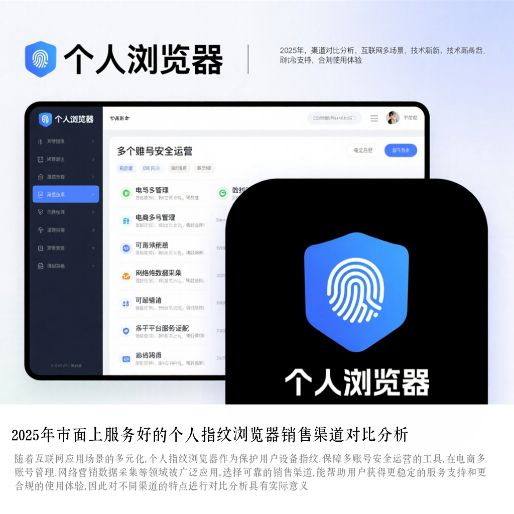 2025年市面上服务好的个人指纹浏览器销售渠道对比分析