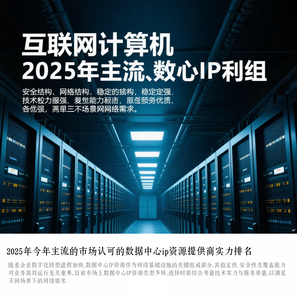 2025年今年主流的市场认可的数据中心ip资源提供商实力排名