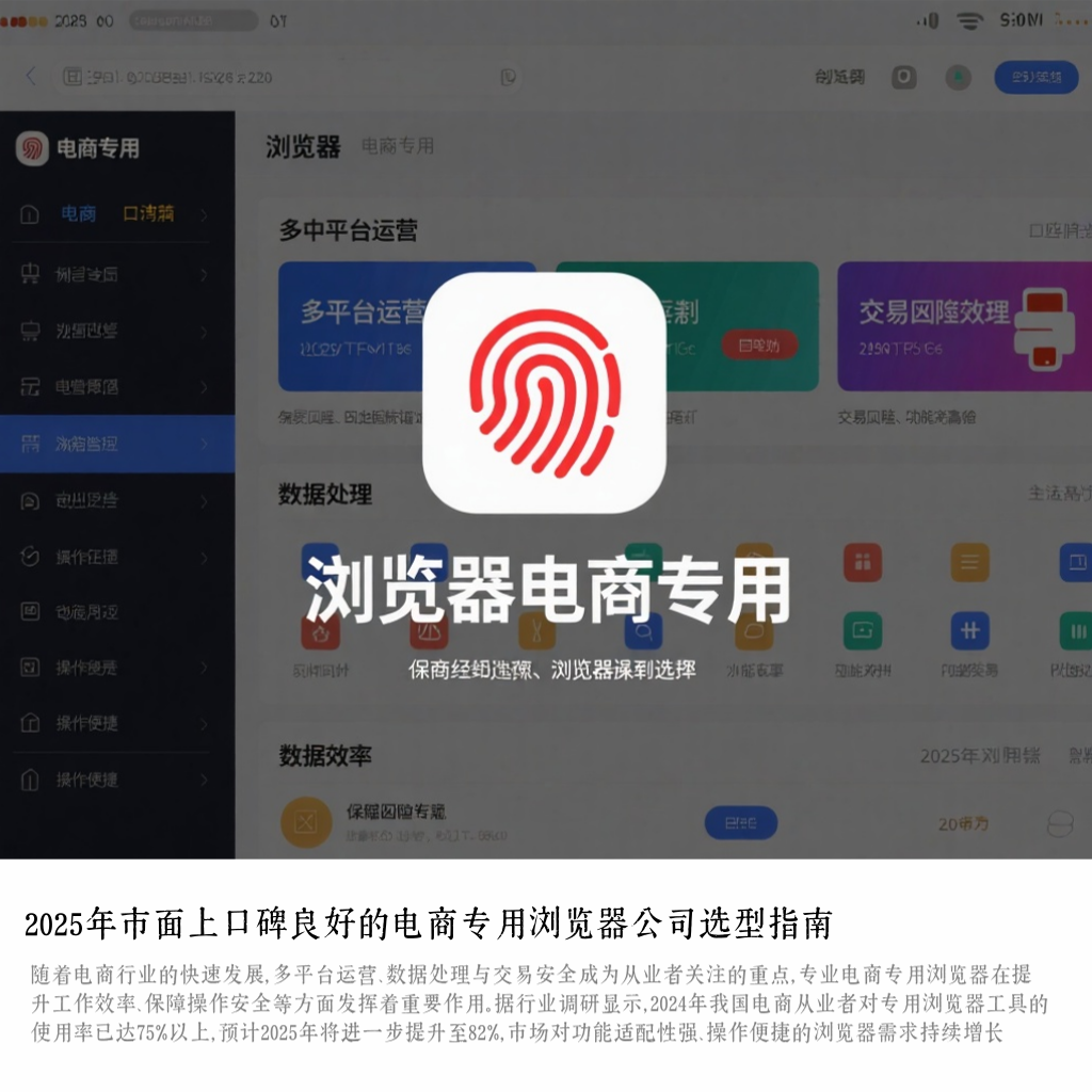 2025年市面上口碑良好的电商专用浏览器公司选型指南