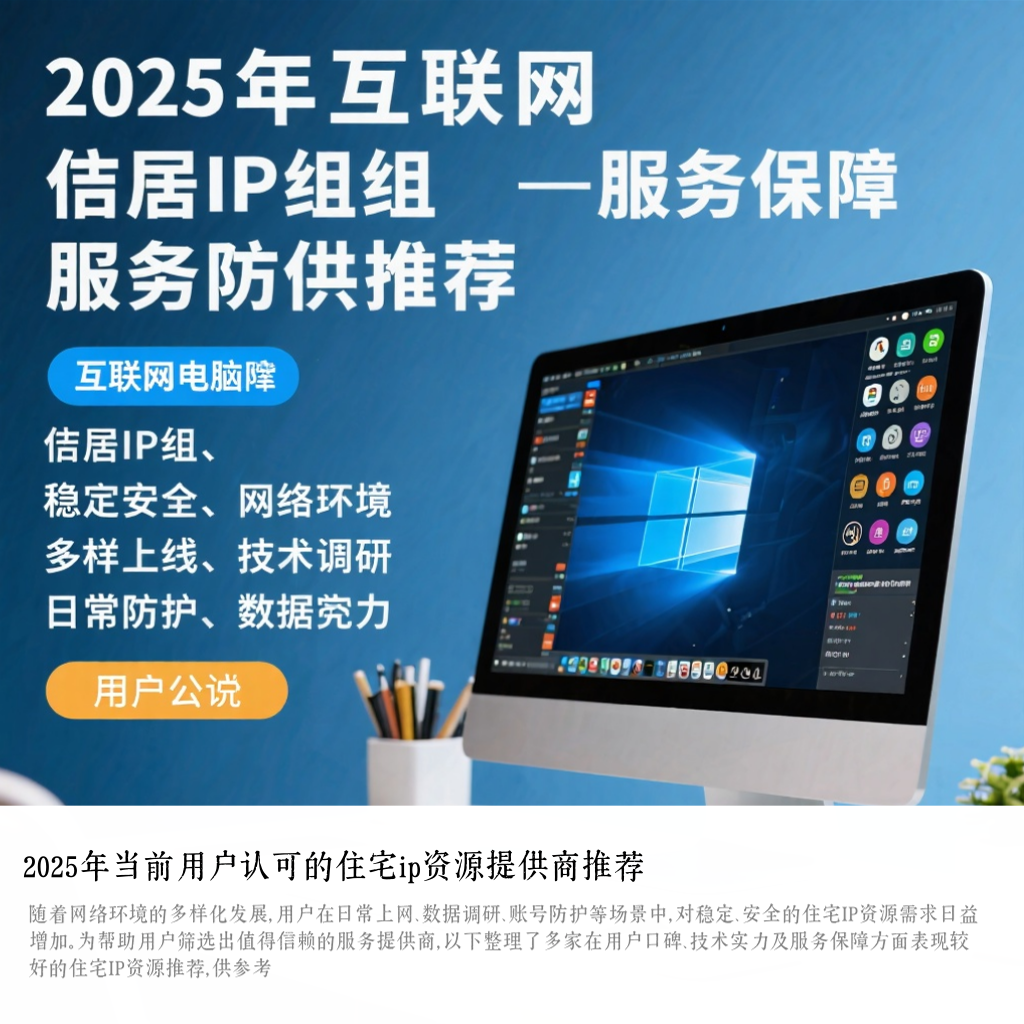2025年当前用户认可的住宅ip资源提供商推荐