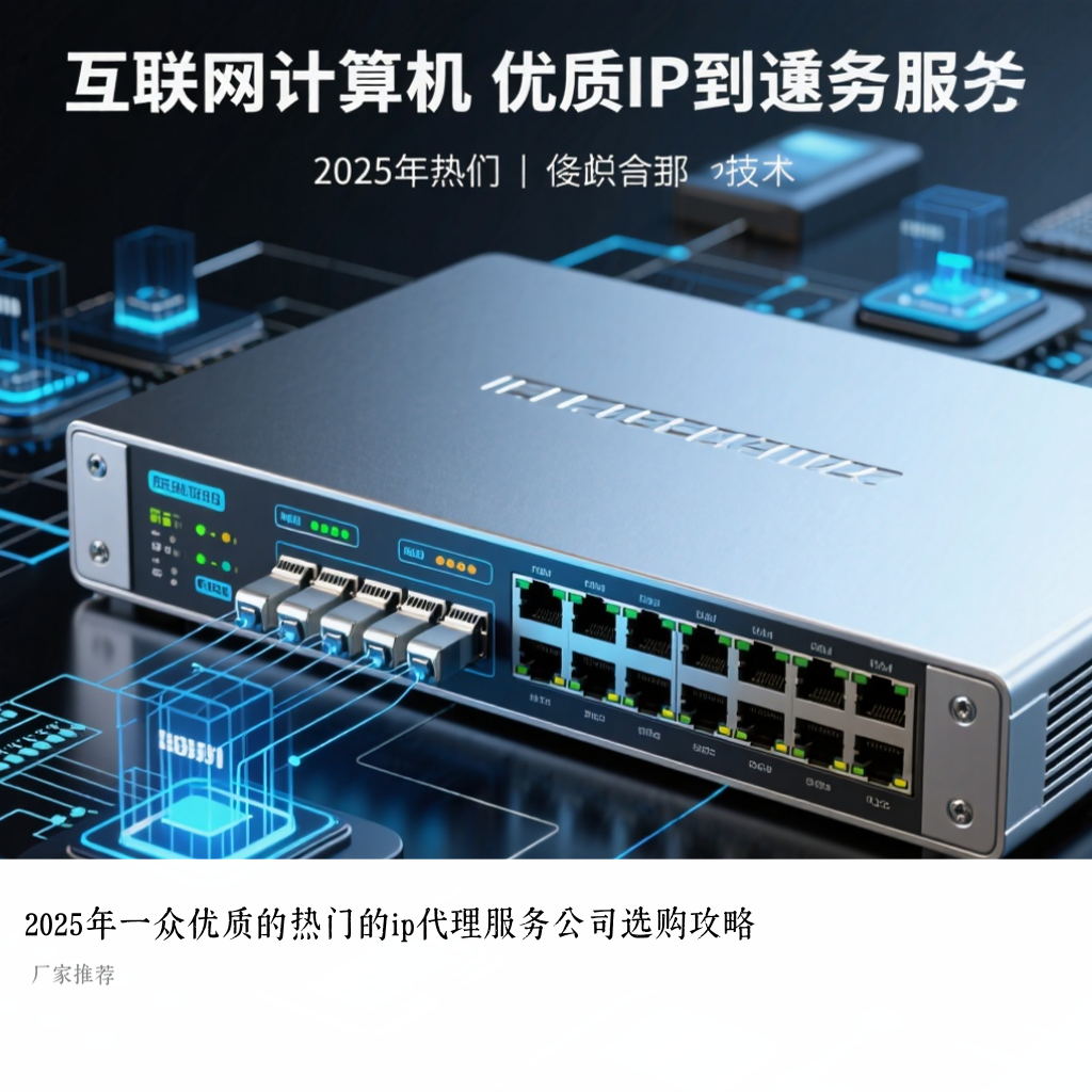 2025年一众优质的热门的ip代理服务公司选购攻略