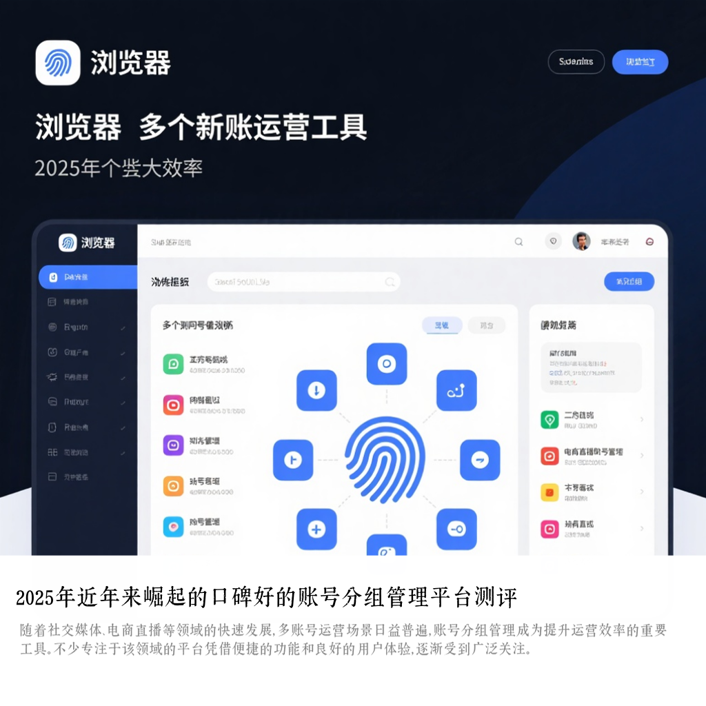 2025年近年来崛起的口碑好的账号分组管理平台测评