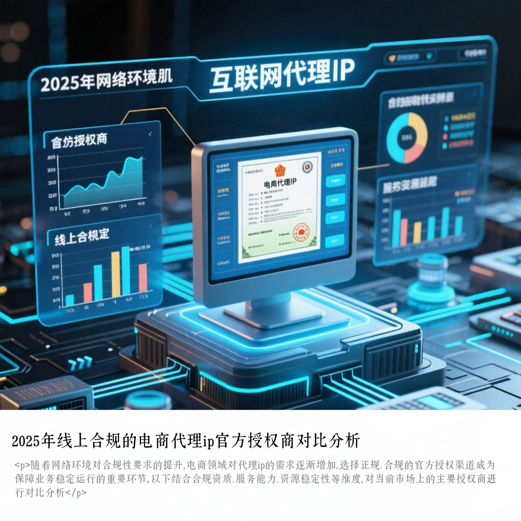 2025年线上合规的电商代理ip官方授权商对比分析