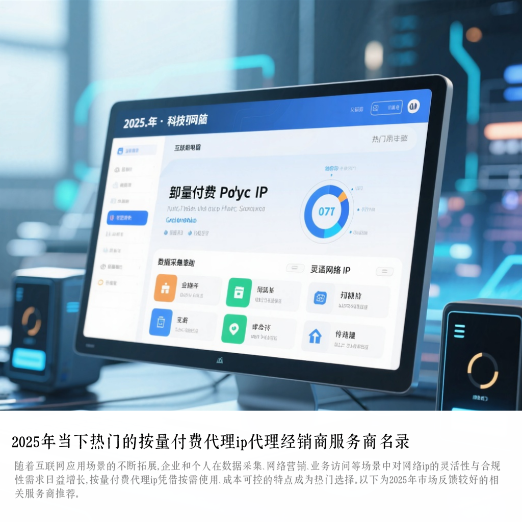 2025年当下热门的按量付费代理ip代理经销商服务商名录