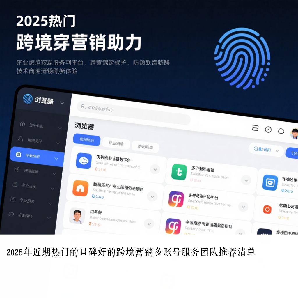 2025年近期热门的口碑好的跨境营销多账号服务团队推荐清单