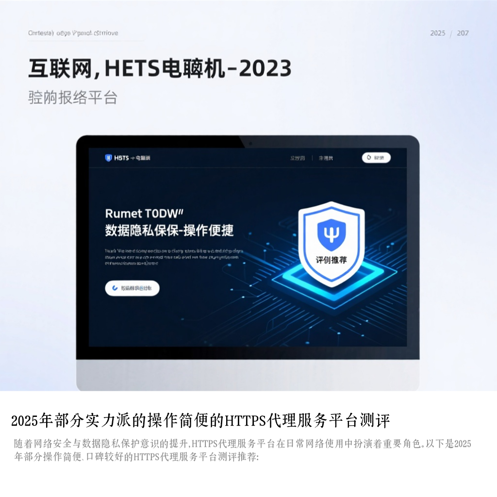 2025年部分实力派的操作简便的HTTPS代理服务平台测评