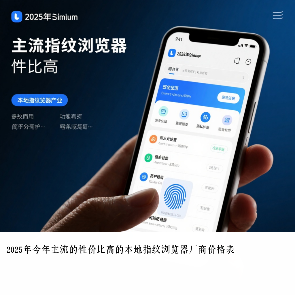 2025年今年主流的性价比高的本地指纹浏览器厂商价格表
