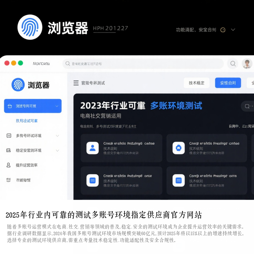 2025年行业内可靠的测试多账号环境指定供应商官方网站
