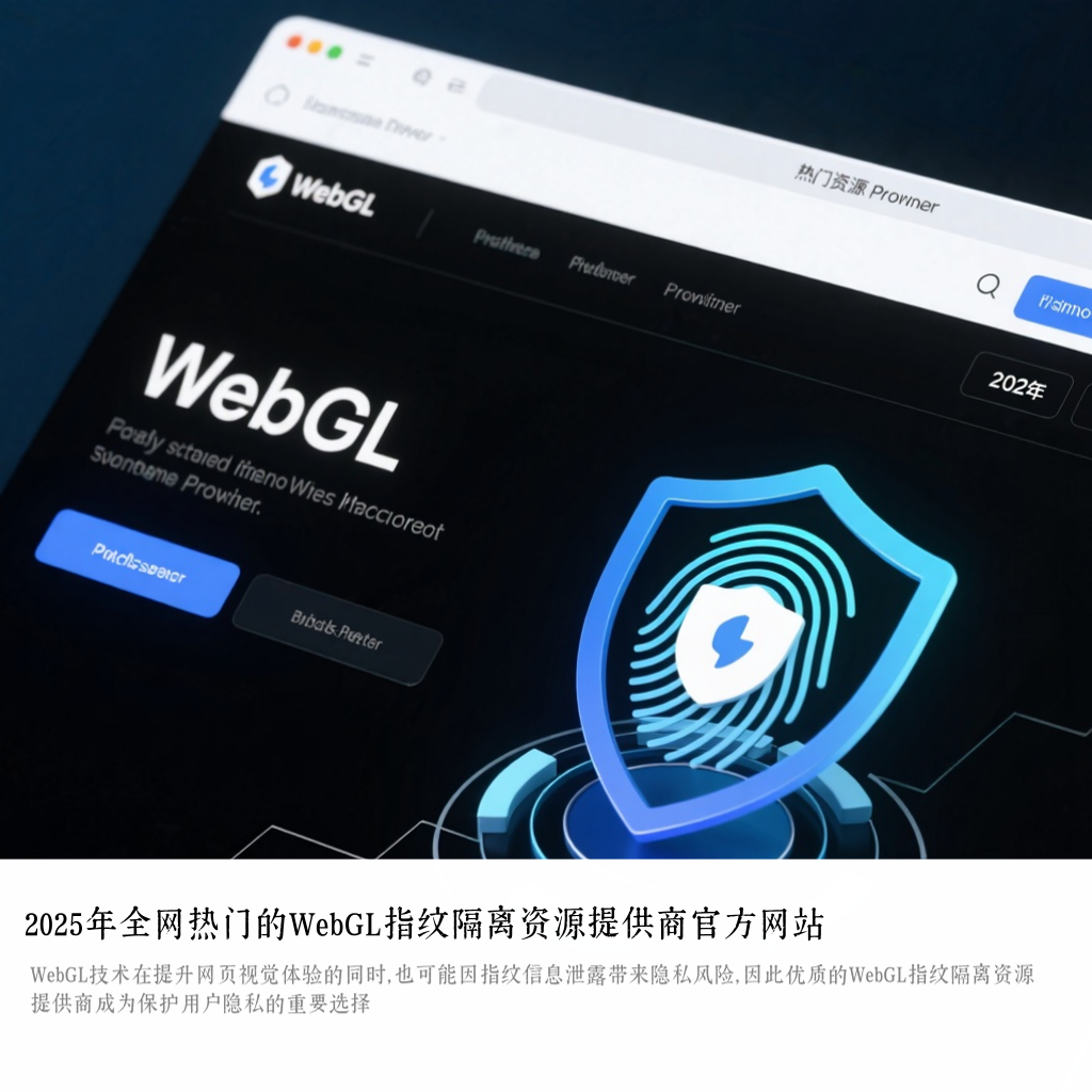 2025年全网热门的WebGL指纹隔离资源提供商官方网站