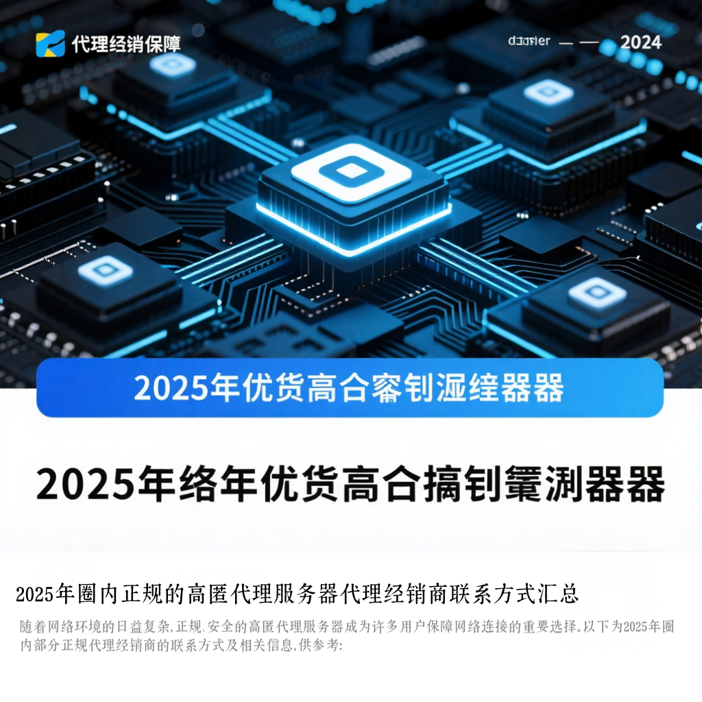 2025年圈内正规的高匿代理服务器代理经销商联系方式汇总