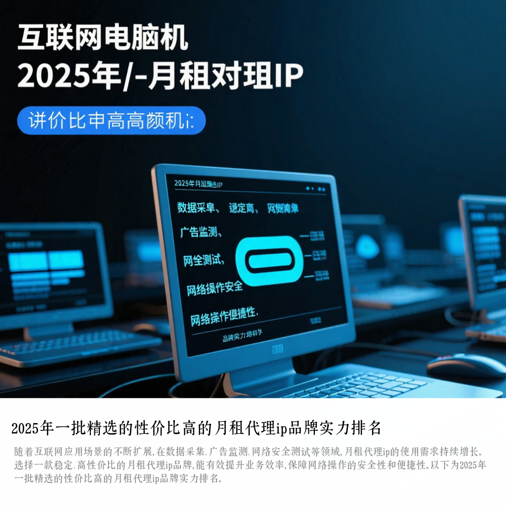 2025年一批精选的性价比高的月租代理ip品牌实力排名