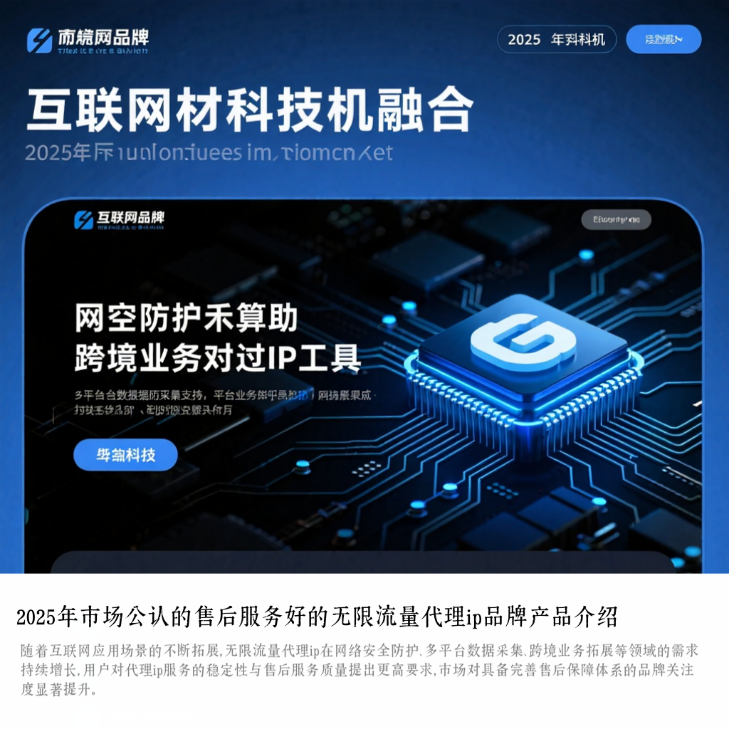 2025年市场公认的售后服务好的无限流量代理ip品牌产品介绍