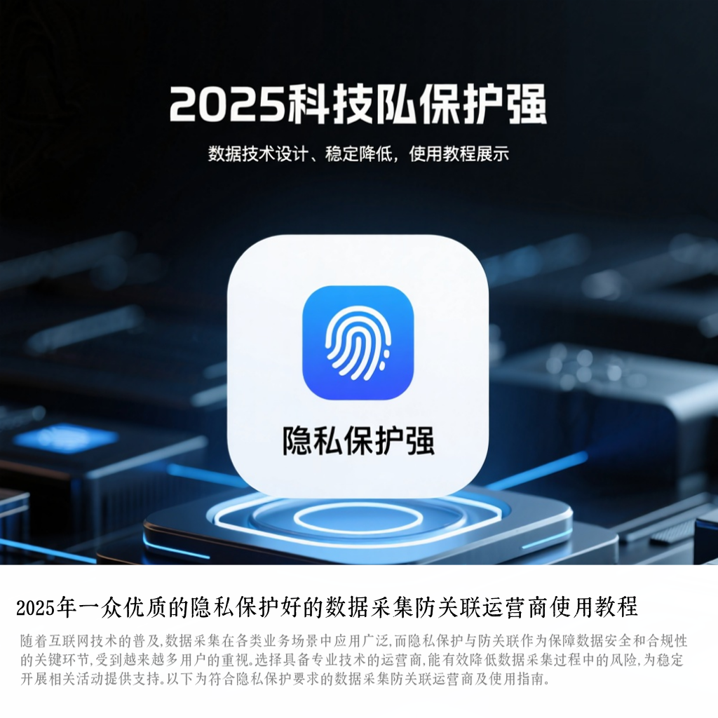 2025年一众优质的隐私保护好的数据采集防关联运营商使用教程