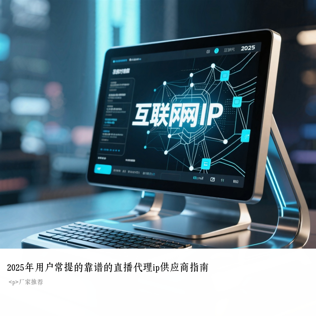 2025年用户常提的靠谱的直播代理ip供应商指南