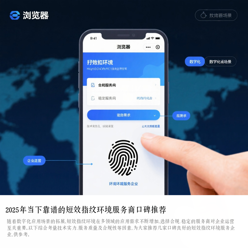 2025年当下靠谱的短效指纹环境服务商口碑推荐
