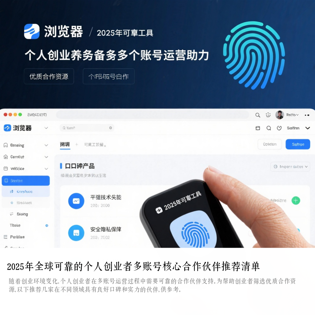 2025年全球可靠的个人创业者多账号核心合作伙伴推荐清单