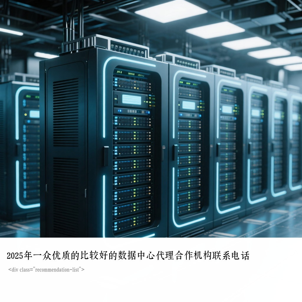 2025年一众优质的比较好的数据中心代理合作机构联系电话