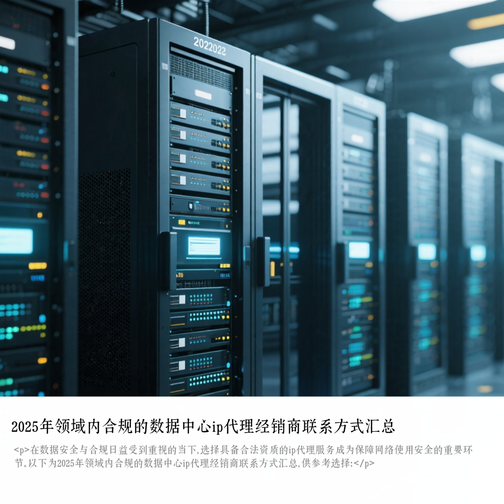 2025年领域内合规的数据中心ip代理经销商联系方式汇总