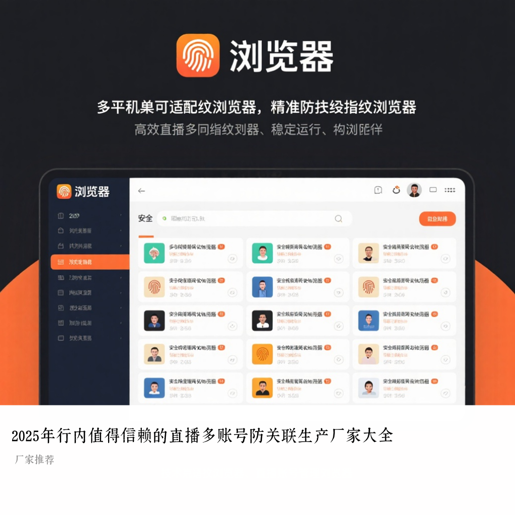 2025年行内值得信赖的直播多账号防关联生产厂家大全