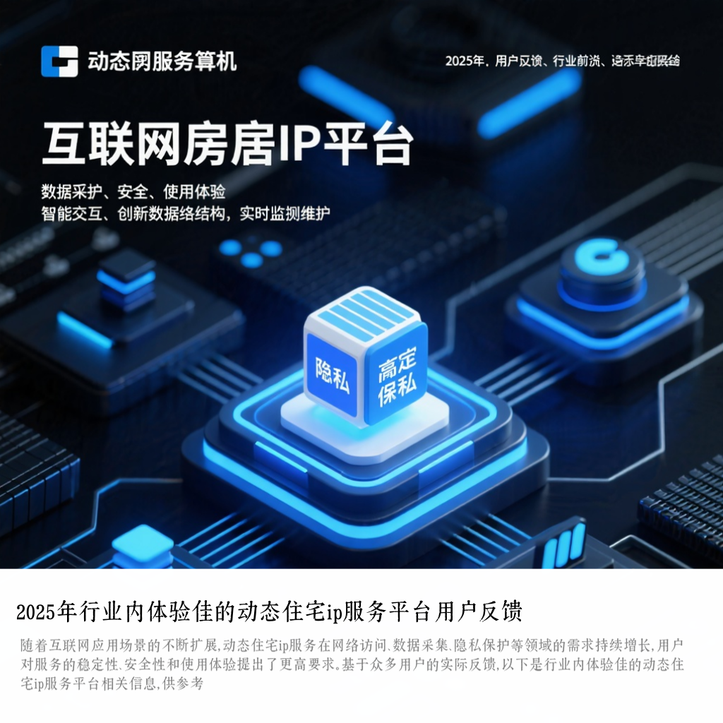 2025年行业内体验佳的动态住宅ip服务平台用户反馈