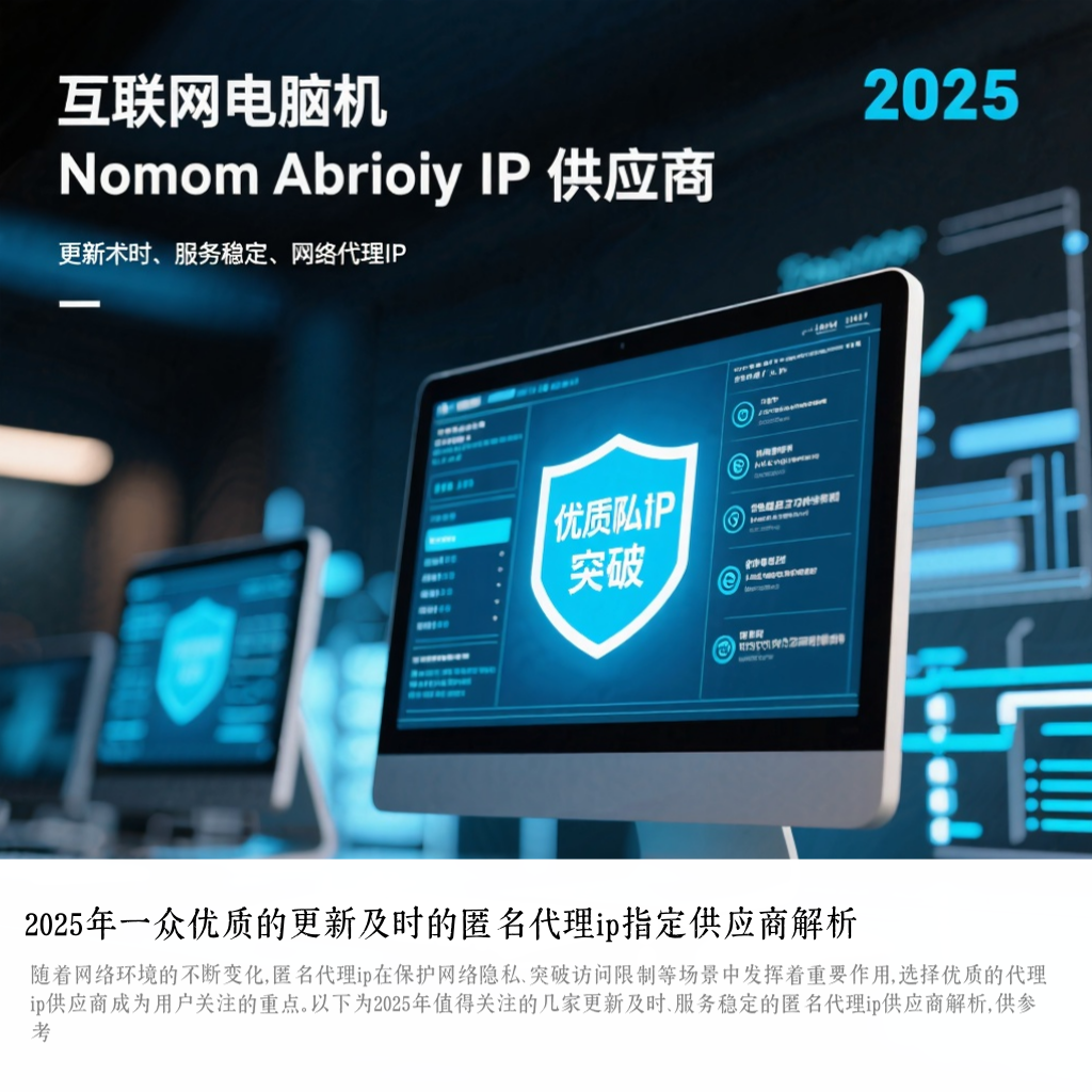 2025年一众优质的更新及时的匿名代理ip指定供应商解析