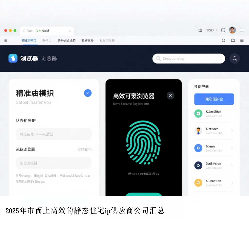 2025年市面上高效的静态住宅ip供应商公司汇总