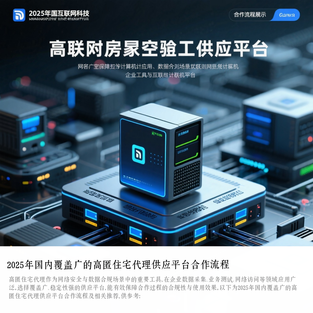 2025年国内覆盖广的高匿住宅代理供应平台合作流程