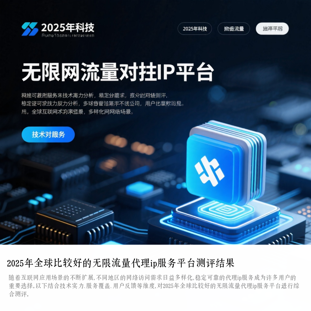 2025年全球比较好的无限流量代理ip服务平台测评结果