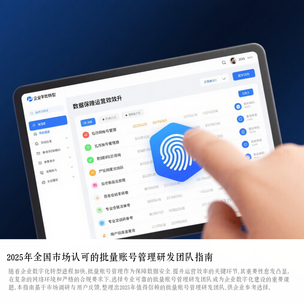 2025年全国市场认可的批量账号管理研发团队指南