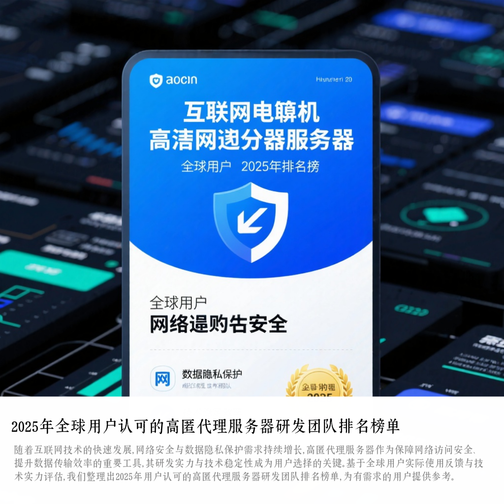 2025年全球用户认可的高匿代理服务器研发团队排名榜单