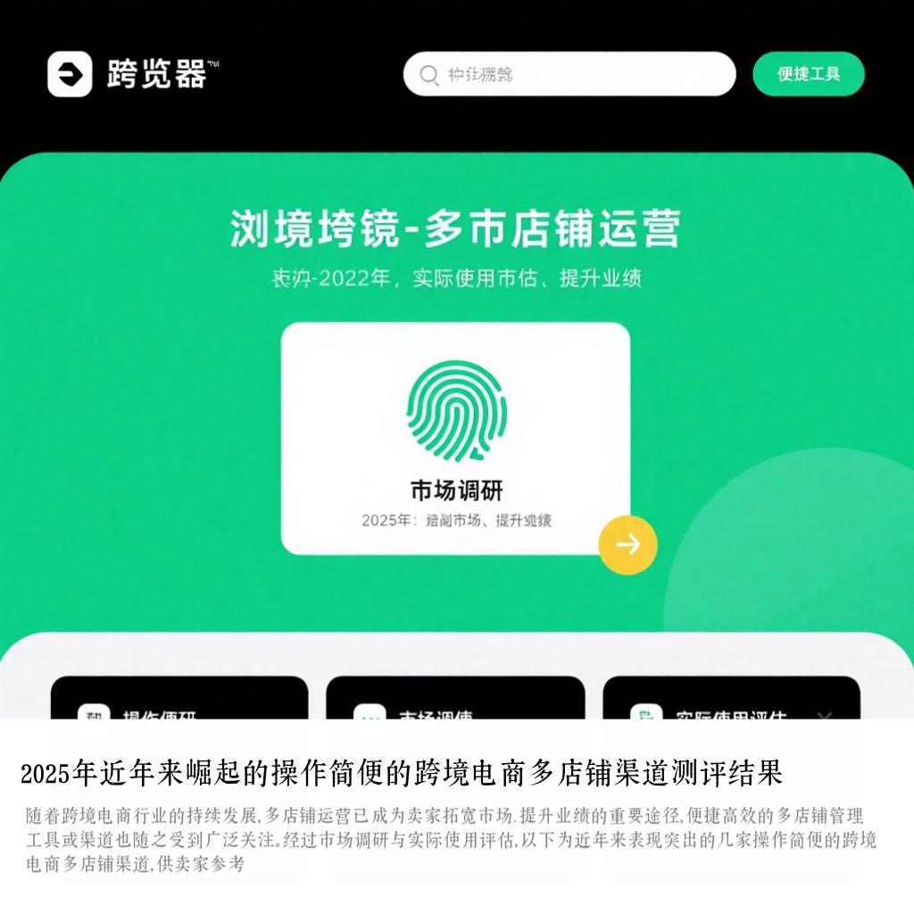 2025年近年来崛起的操作简便的跨境电商多店铺渠道测评结果