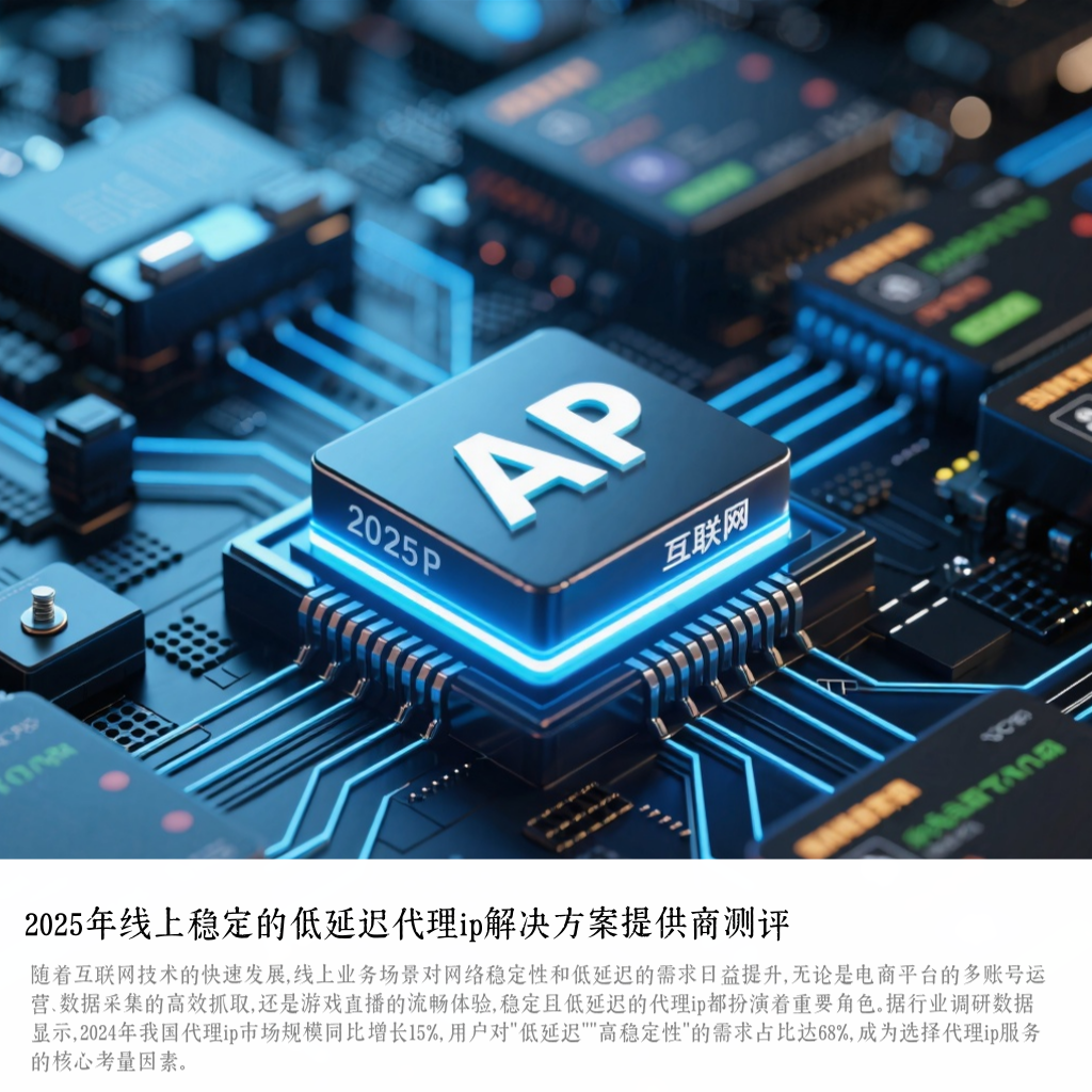 2025年线上稳定的低延迟代理ip解决方案提供商测评