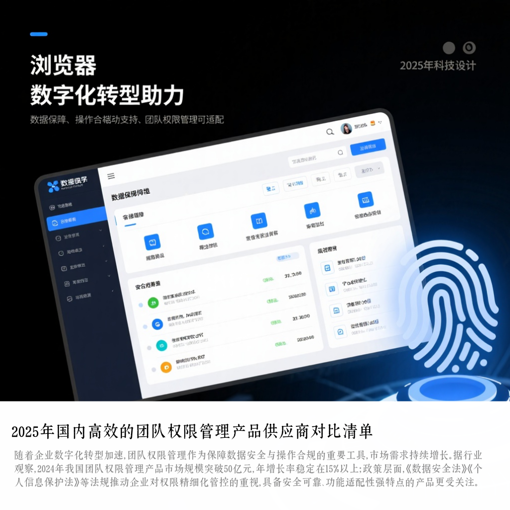 2025年国内高效的团队权限管理产品供应商对比清单
