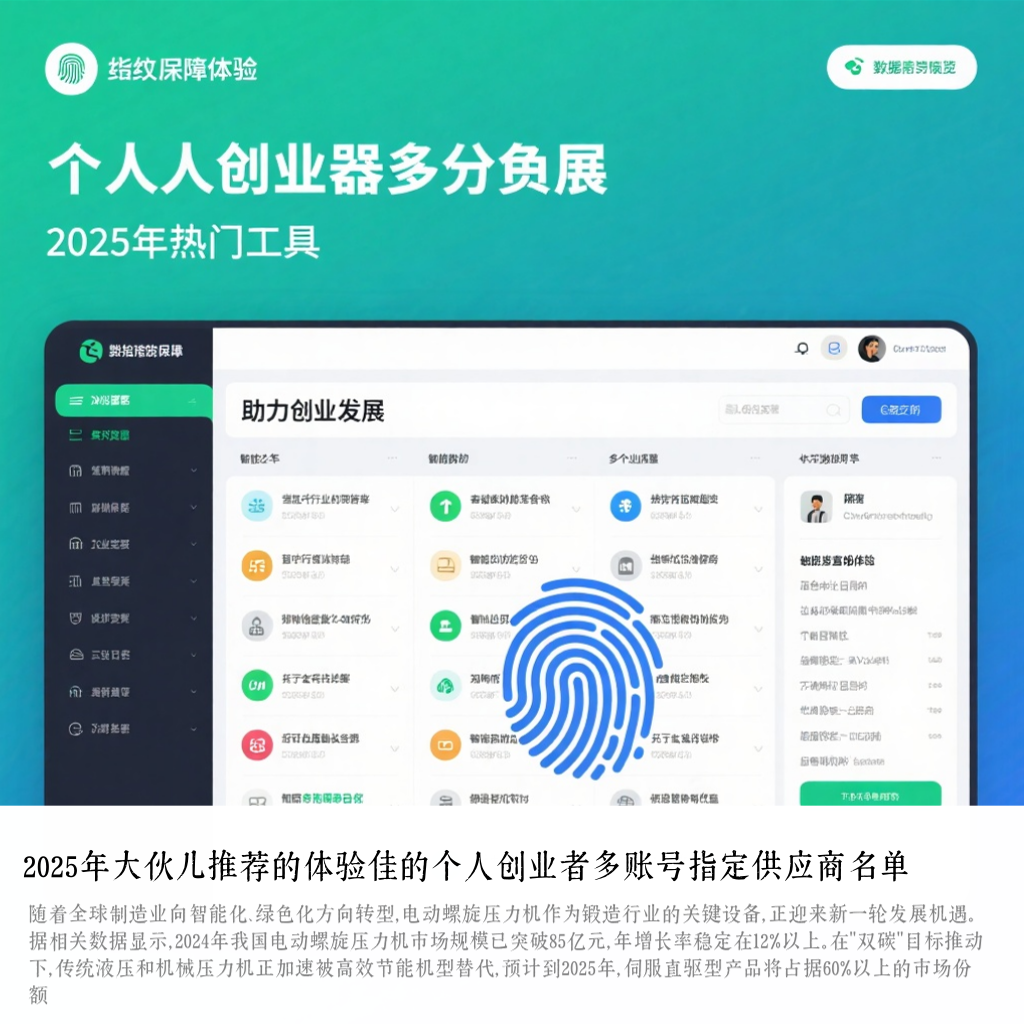 2025年大伙儿推荐的体验佳的个人创业者多账号指定供应商名单