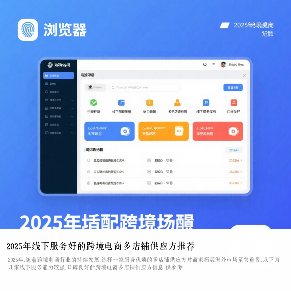 2025年线下服务好的跨境电商多店铺供应方推荐