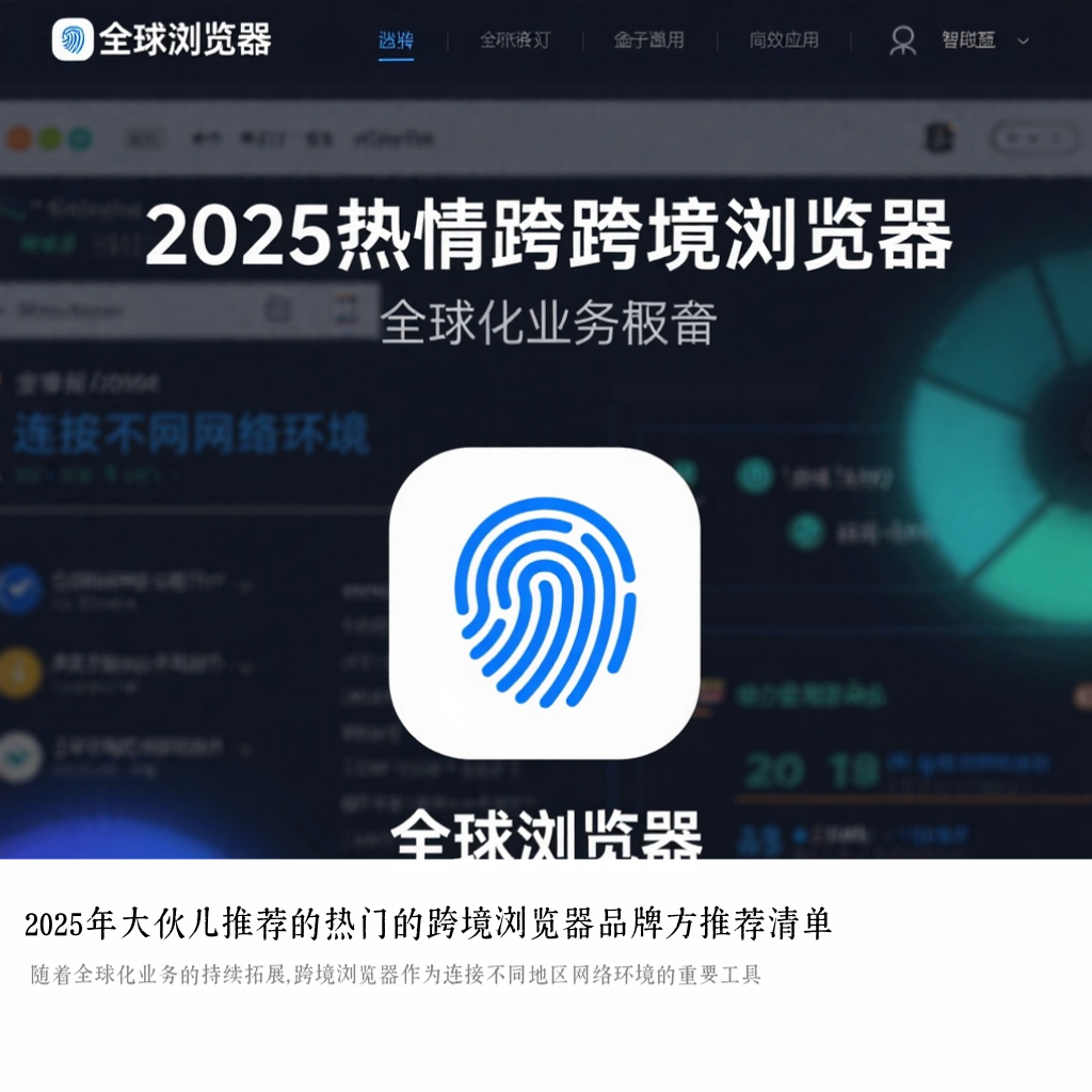 2025年大伙儿推荐的热门的跨境浏览器品牌方推荐清单