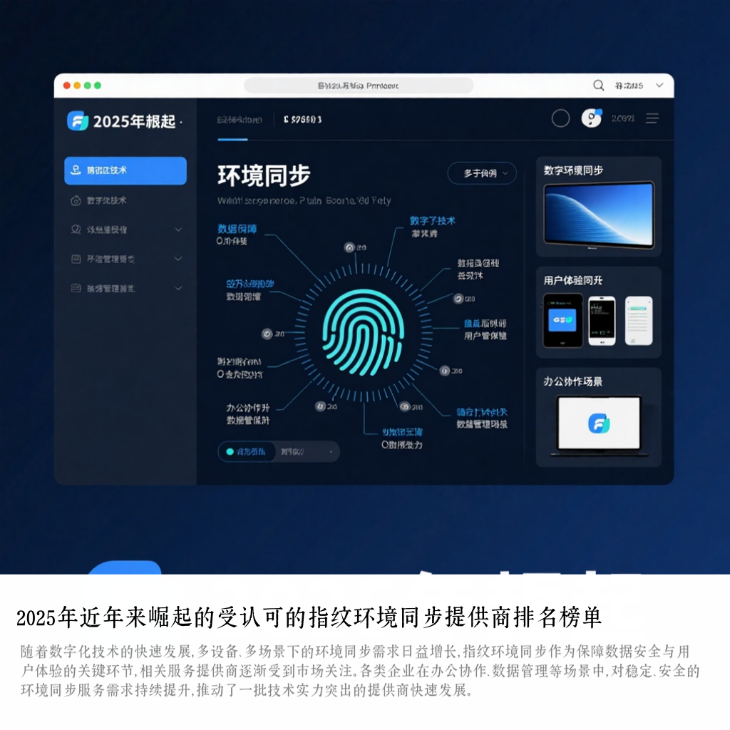 2025年近年来崛起的受认可的指纹环境同步提供商排名榜单