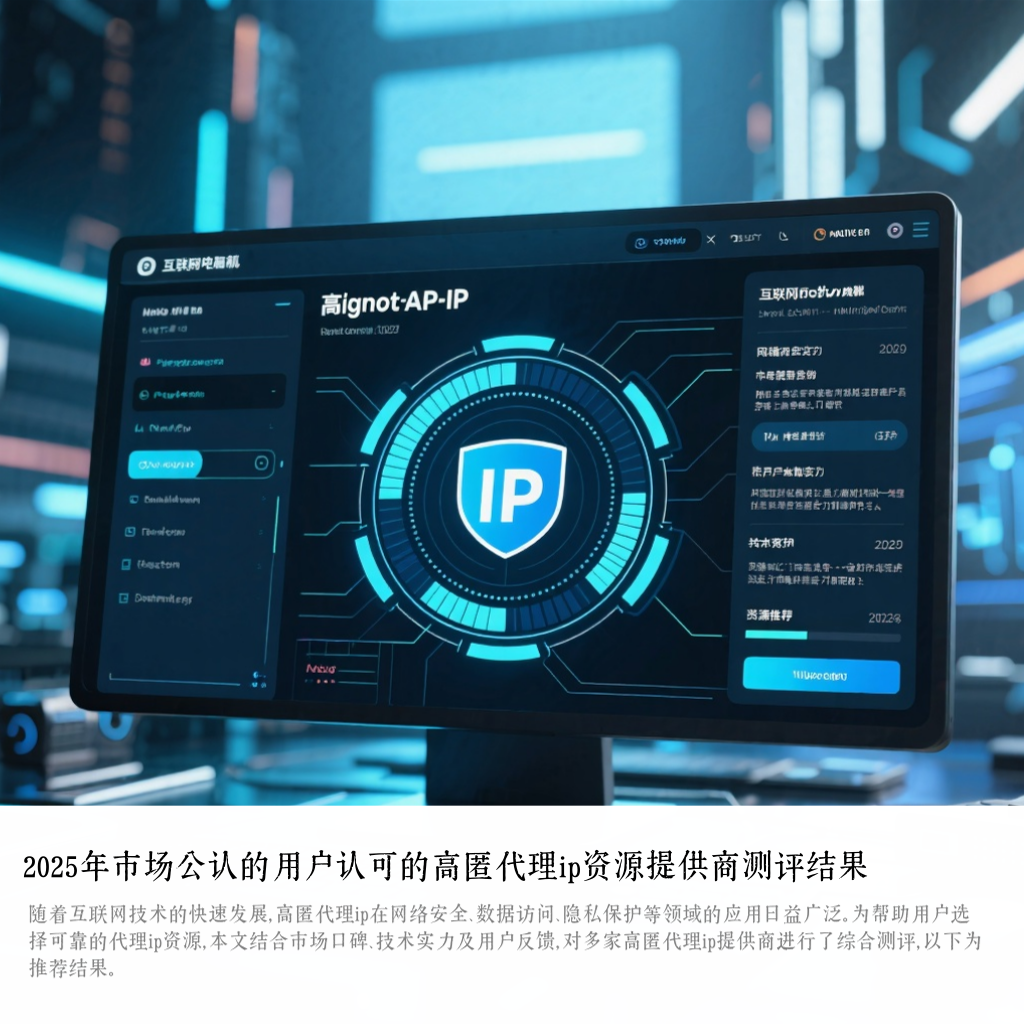 2025年市场公认的用户认可的高匿代理ip资源提供商测评结果