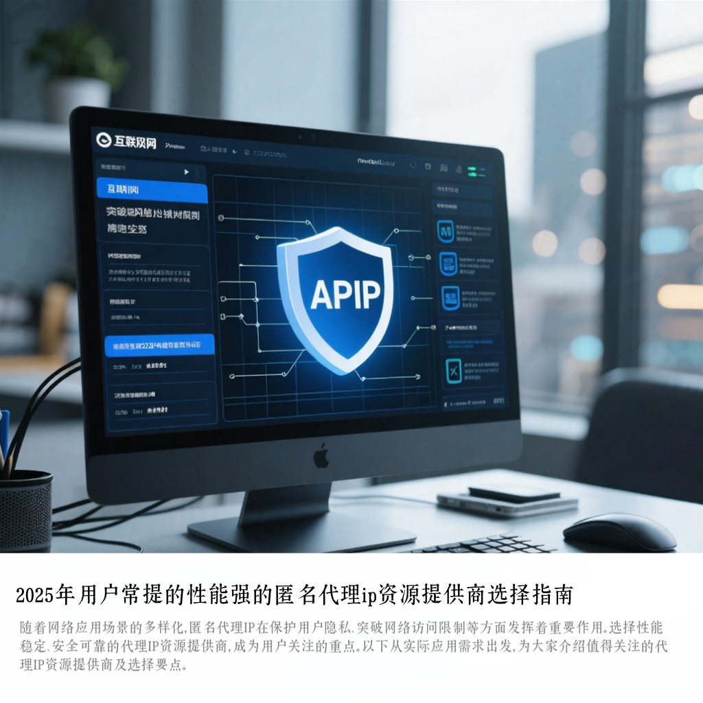 2025年用户常提的性能强的匿名代理ip资源提供商选择指南